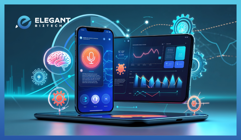 AI-powered features, such as voice recognition and predictive analytics, in action