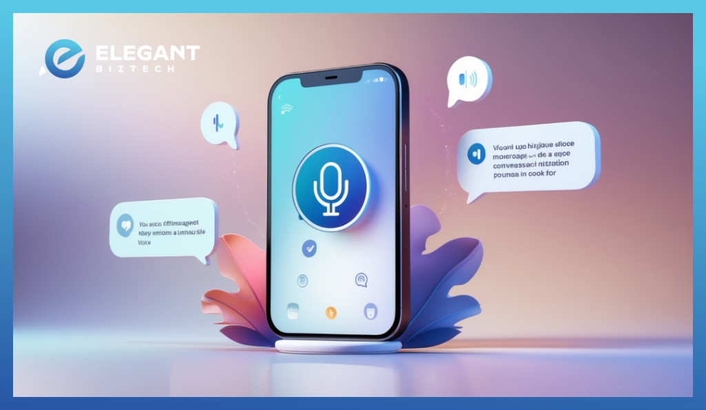 Voice UI integrated into a mobile app