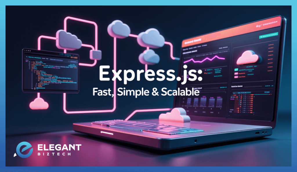 Architecture of Express.js, emphasizing its lightweight and fast performance