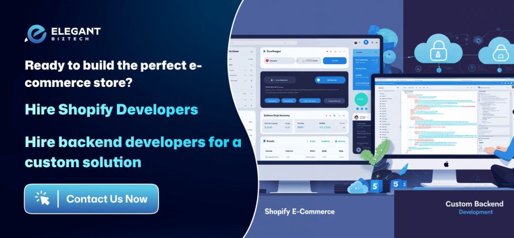 Ready to build the perfect e-commerce store? Whether you’re looking for Shopify development or need to hire backend developers for a custom solution, our team is here to help!